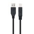 Cabo USB3.0 A/B 2M Black - Nanocable - 8433281003866