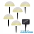 Pack of 5 Solar Lights - Grundig - 8711252476834