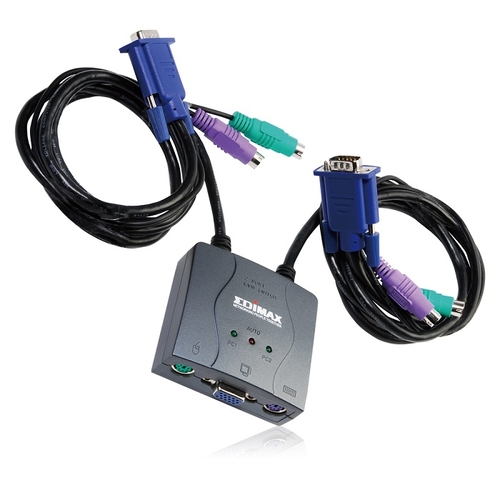 KVM Edimax 2 Portas PS2 - Edimax - 4710700923405