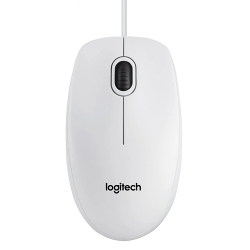 Rato Logitech B100 USB Branco - Logitech - 5099206041288