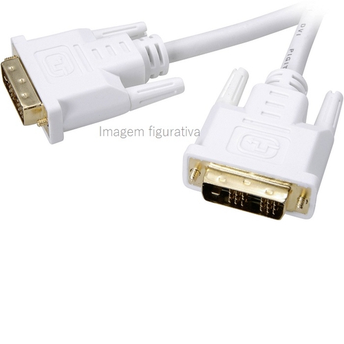 Cabo DVI-D SL Branco - OEM - 0200014045