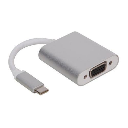 Adaptador USB-C VGA c/Audio - Velleman - 5410329689100