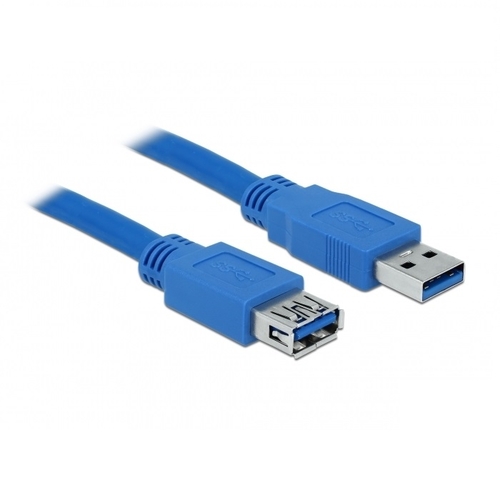 USB3.0 A/A Extension 5M Blue Delock - Delock - 4043619825417