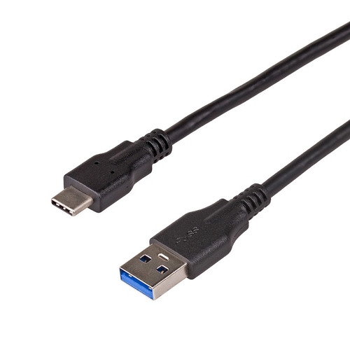 Cabo USB3.1-A USB-C 1M Preto - Akyga - 5901720132406