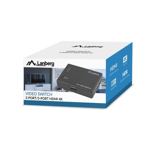 Switch HDMI 3P Lanberg - Lanberg - 5901969424331