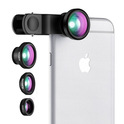 3-in-1 Clip-On Fisheye Lens - Victsing - AC021BNVT-01