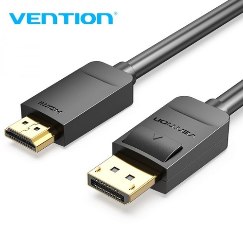 Cabo DisplayPort HDMI 2M Vention Black - Vention - 6922794733343