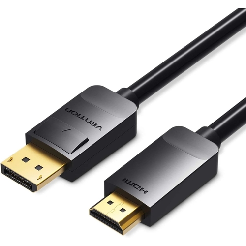 Vention Black DP HDMI Cable 2M - Vention - 6922794733343