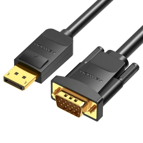 Cabo DP VGA 2M Vention Black - Vention - 6922794746770