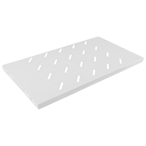 1U 550mm Fixed White Rack Shelf - Phasak - 0220014046.AA