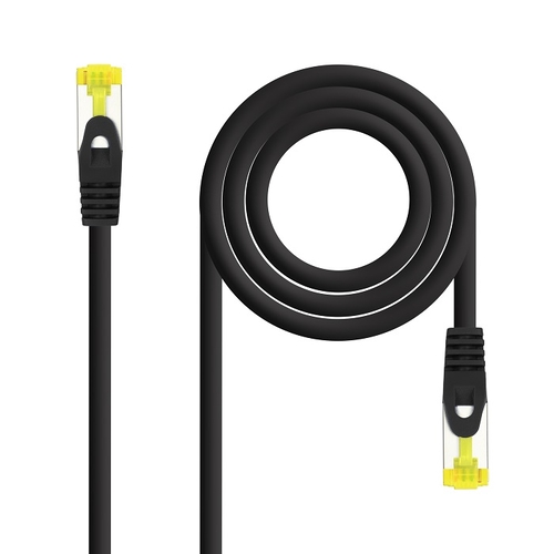 Cabo SFTP Cat.6A 1M Preto - Nanocable - 8433281009400
