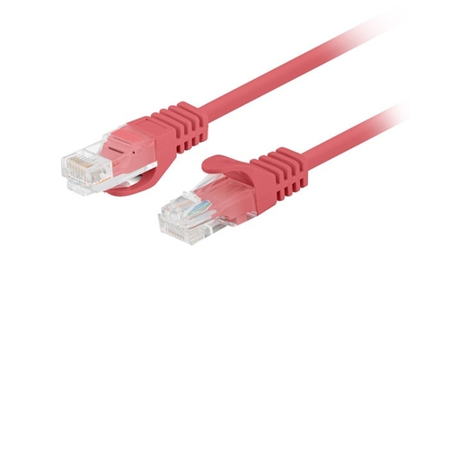 Cabo UTP Cat.6 2M Vermelho Lanberg - Lanberg - 5901969436105