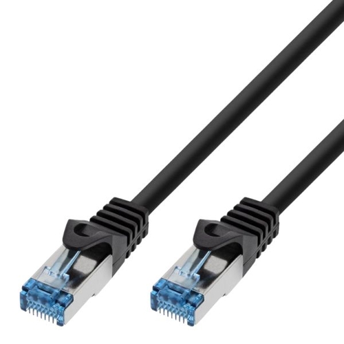 Cabo SFTP Cat.6A 3M Preto - Lanberg - 5901969424928