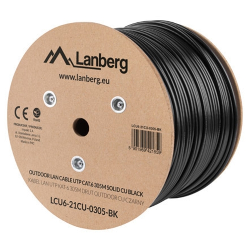 Lanberg Cat.6 UTP Cable 305MT CU - Lanberg - 5901969421859