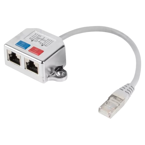 Lan Splitter FTP 2x RJ45 Cabo 15cm Lanberg - Lanberg - 5901969413328