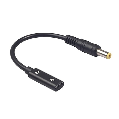 Conversor AC USB-C a 5.5 x 2.5mm 65W 15CM - OEM - 0230014038