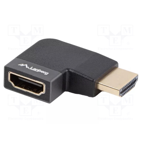Adaptador HDMI 8K Angular Right Aluminio Lanberg - Lanberg - 5901969441024