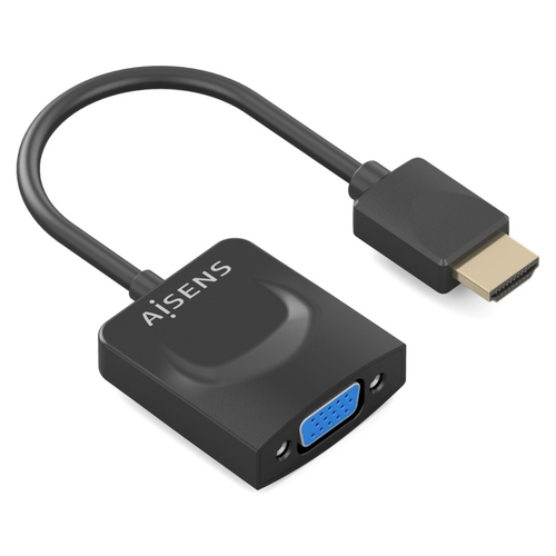 Adaptador HDMI VGA Aisens Black - Aisens - 8435739903360