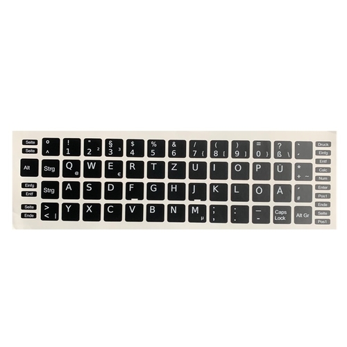 Autocolantes Teclado 13x13 DE - OEM - 0270014017
