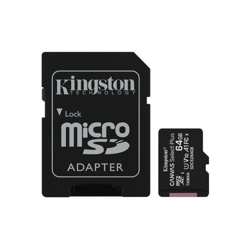 Kingston 64GB Class 10 MicroSD Card - Kingston - 7406172986976