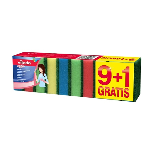 Vileda Sponge Pack 9+1 - Vileda - 5907732391602