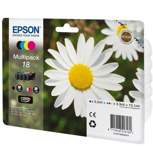 Tinteiro Epson 18 Pack 4 - Epson - 8715946518169