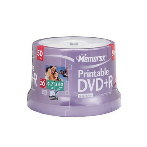 DVD+R Memorex 4.7GB Spind - Memorex - 5024460005684