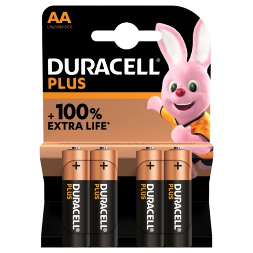 Pilha AA LR6 Duracell 4UN - Duracell - 5000394140851
