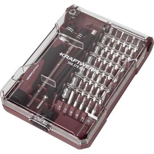 Jogo bits c/chave de parafusos 45 Pcs Kraftwerk - Kraftwerk - 306.378.009
