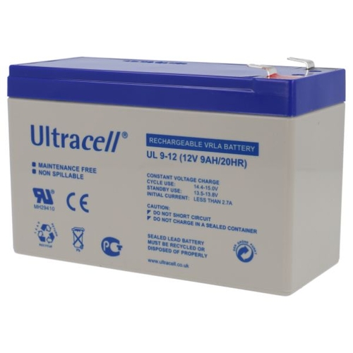 Bateria Ultracell 12V 9Ah 20HR - Ultracell - 5600846712300