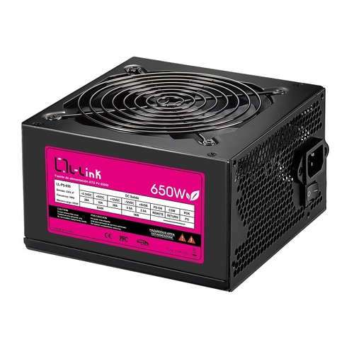 Fonte Alimentação L-Link 650W - L-Link - 8436531364953