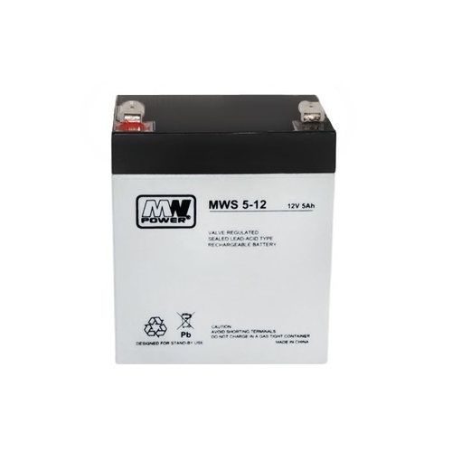 MW Power 12V 5A Battery - MW Power - 5902135111734