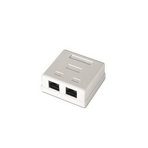 Tomada de Parede 2x RJ45  - Nanocable - 8433281005860